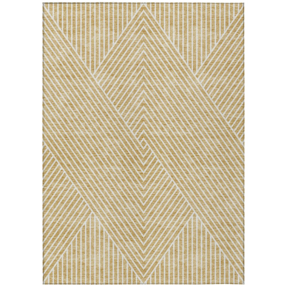 Chantille ACN937 Gold 3' x 5' Rug. Picture 1