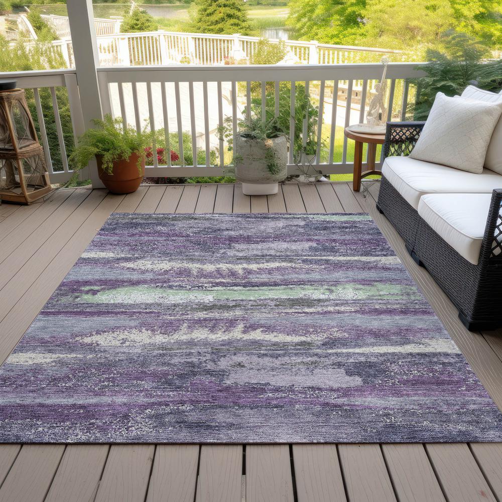 Chantille ACN942 Purple 3' x 5' Rug. Picture 7