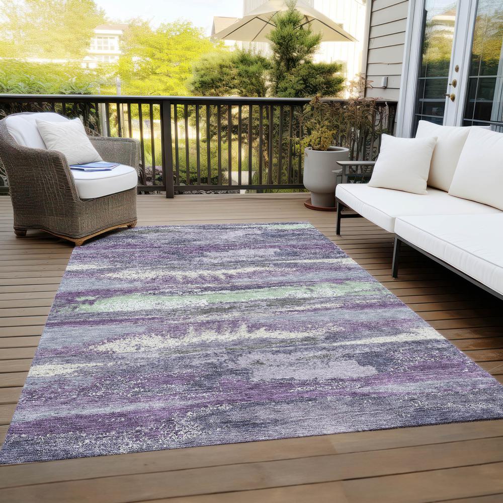 Chantille ACN942 Purple 3' x 5' Rug. Picture 8