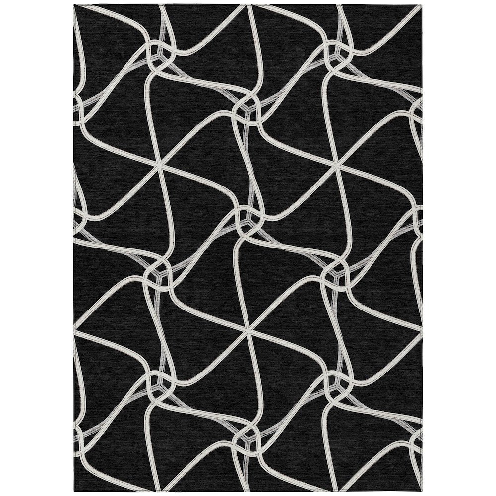 Chantille ACN948 Black 3' x 5' Rug. Picture 1