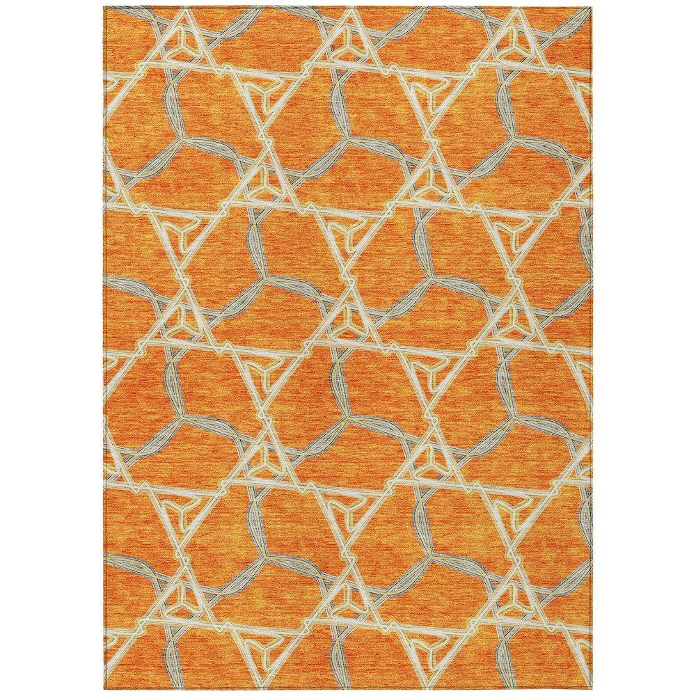 Chantille ACN959 Orange 3' x 5' Rug. Picture 1