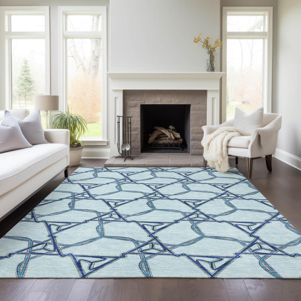 Chantille ACN959 Blue 3' x 5' Rug. Picture 6
