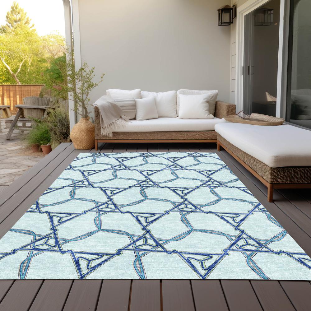 Chantille ACN959 Blue 3' x 5' Rug. Picture 7