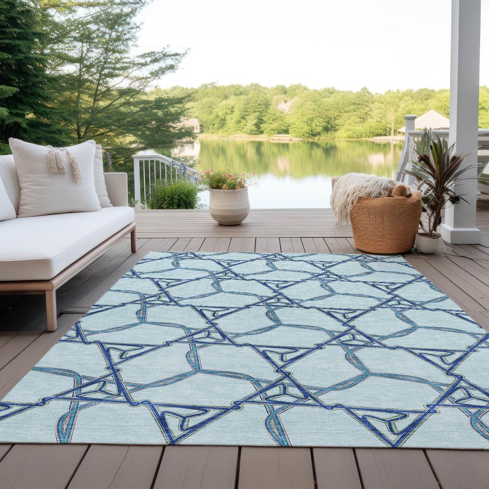 Chantille ACN959 Blue 3' x 5' Rug. Picture 8