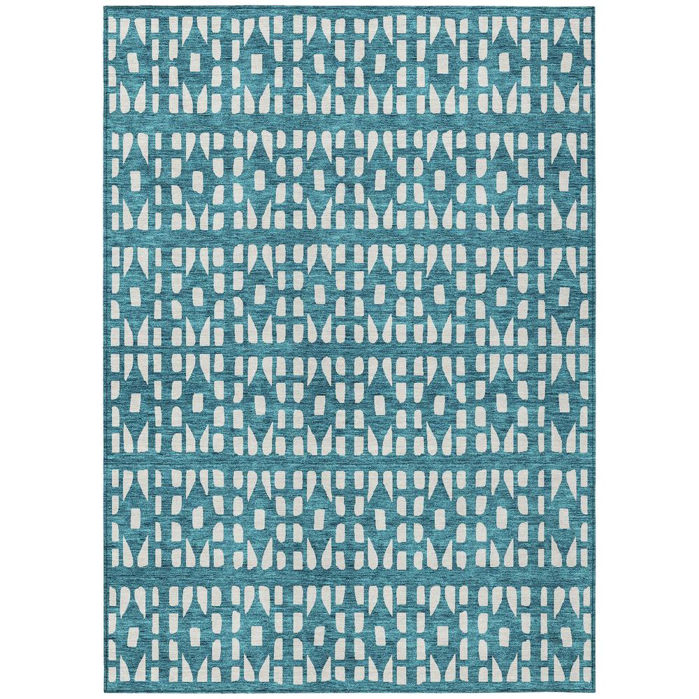 Chantille ACN963 Teal 3' x 5' Rug. Picture 1