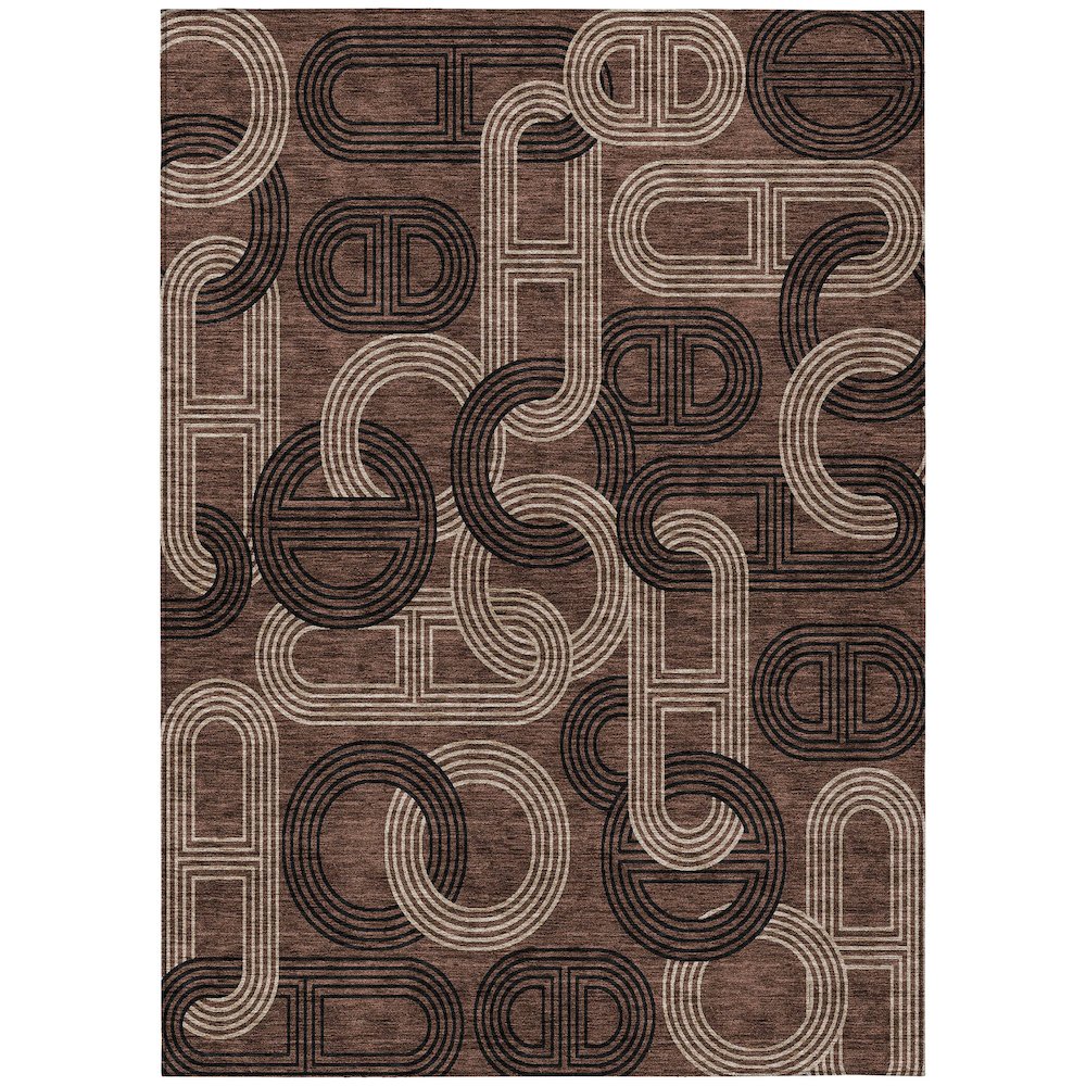 Chantille ACN967 Brown 3' x 5' Rug. Picture 1