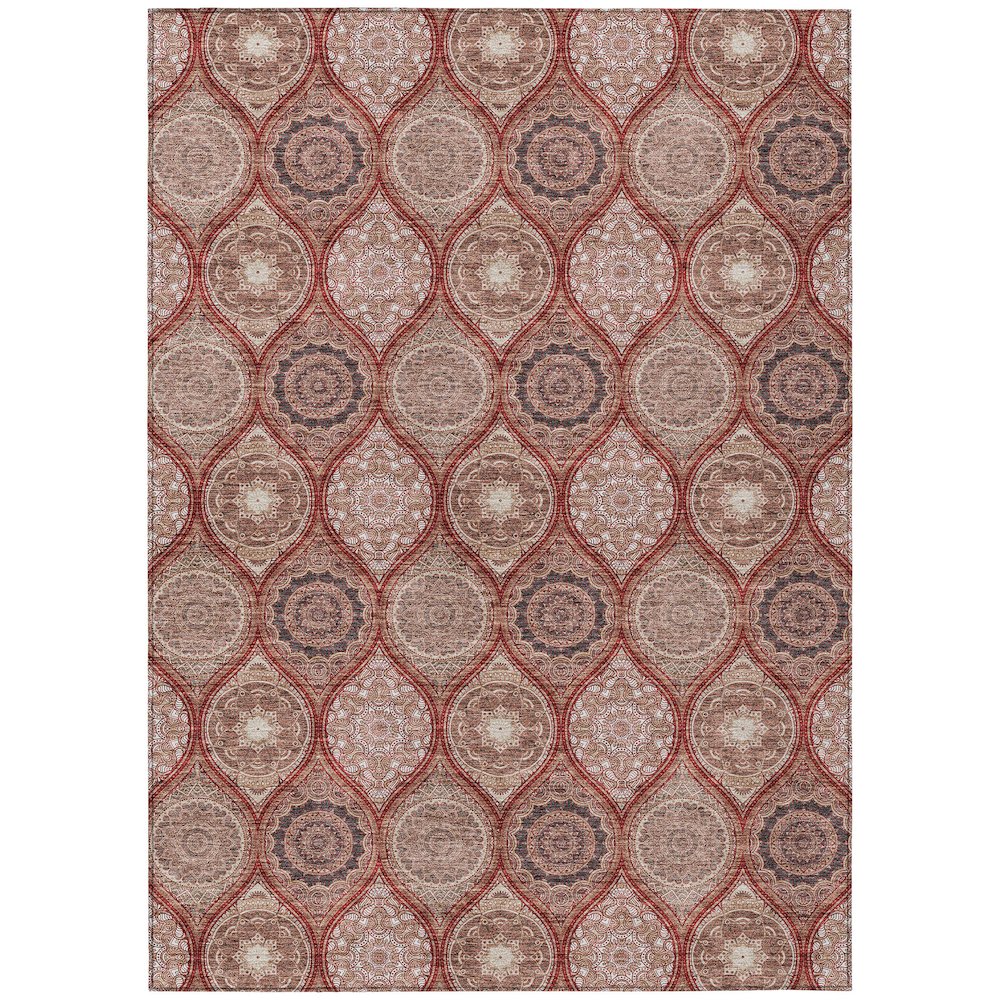 Chantille ACN976 Orange 3' x 5' Rug. Picture 1