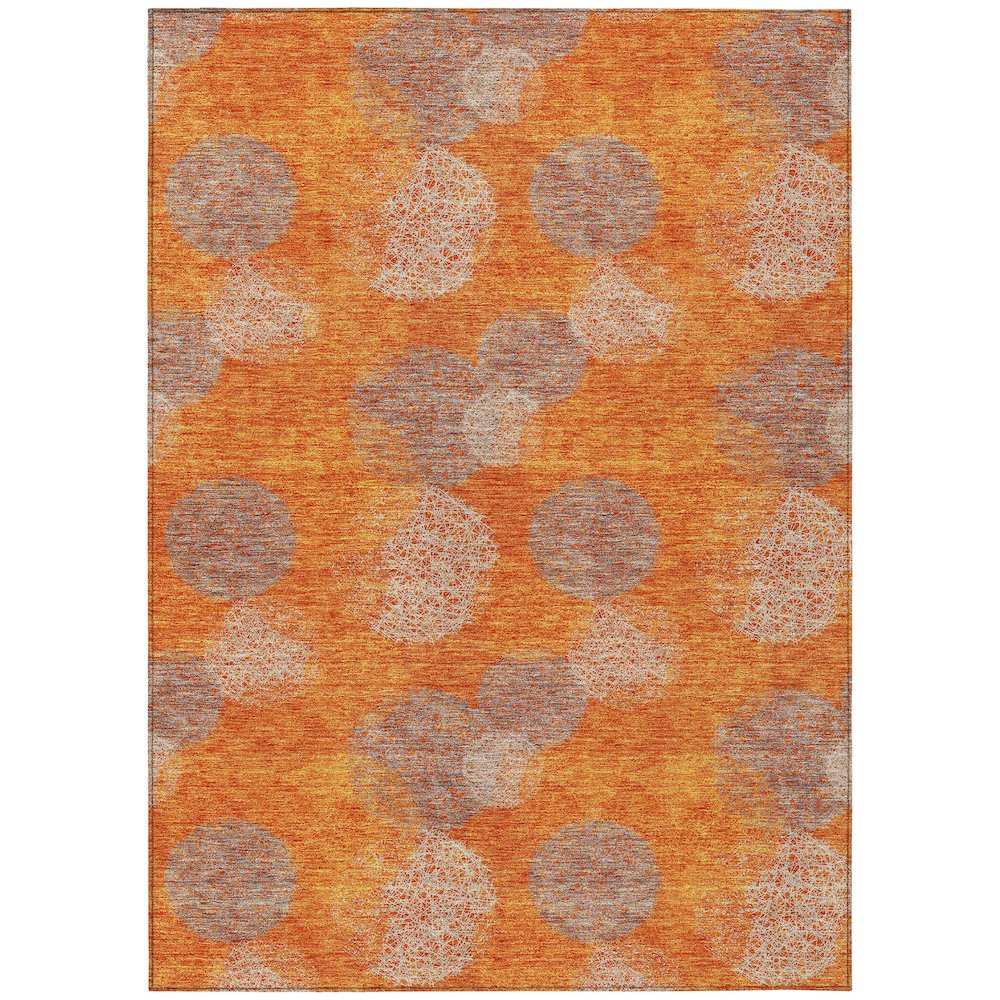 Chantille ACN977 Orange 3' x 5' Rug. Picture 1