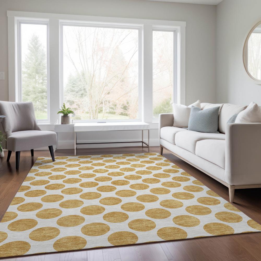 Chantille ACN980 Gold 3' x 5' Rug. Picture 5