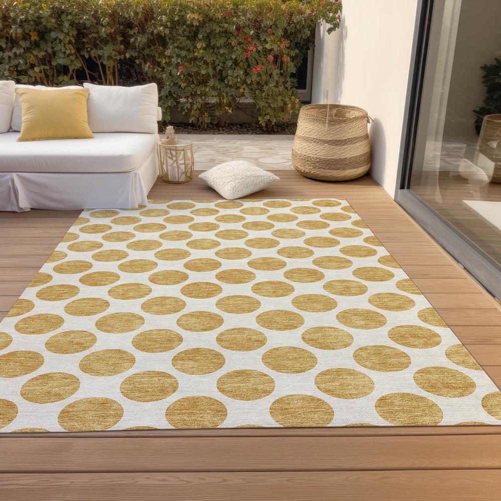 Chantille ACN980 Gold 3' x 5' Rug. Picture 7
