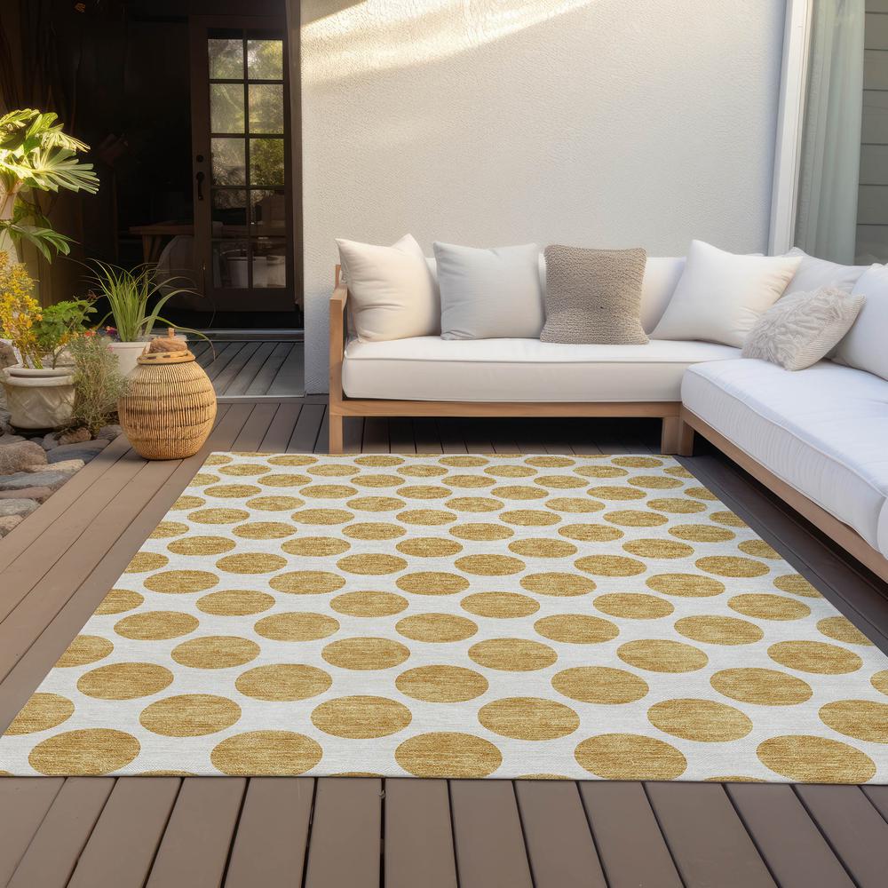 Chantille ACN980 Gold 3' x 5' Rug. Picture 8