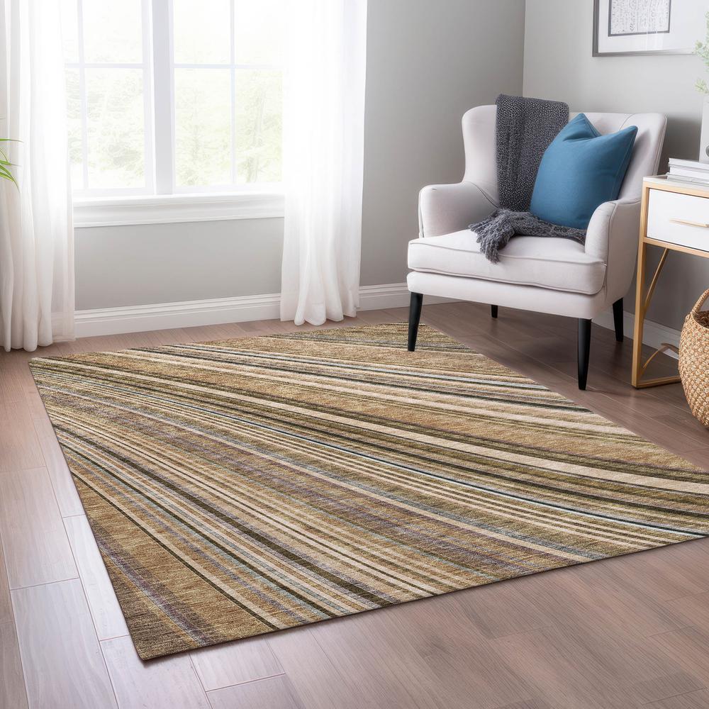 Chantille ACN981 Brown 3' x 5' Rug. Picture 6