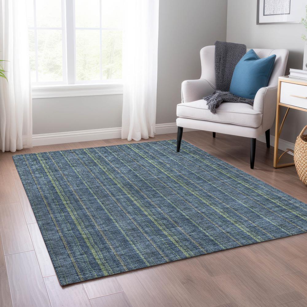 Chantille ACN982 Blue 3' x 5' Rug. Picture 6