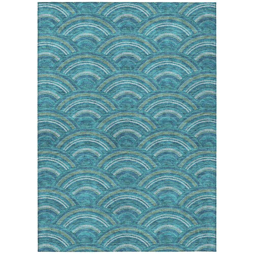 Chantille ACN984 Teal 3' x 5' Rug. Picture 1
