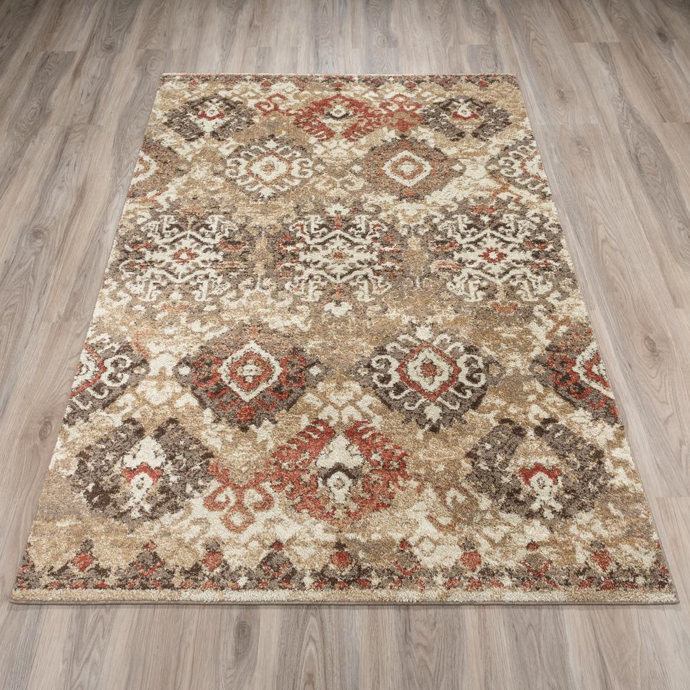 Gala GA10 Ivory 4'11" x 7' Rug. Picture 12