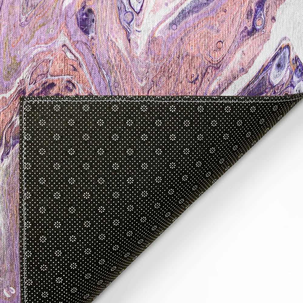 Karina Taffy Modern Abstract 2'3" x 7'6" Runner Rug Taffy AKC36. Picture 4