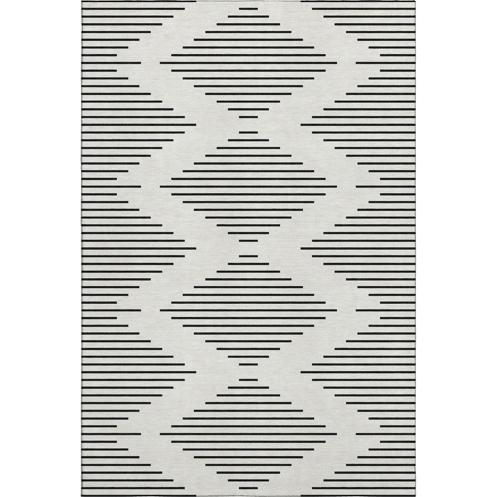 Premium Machine Washable Mayfield AMF1016 Ivory 3' x 5' Rug. Picture 1