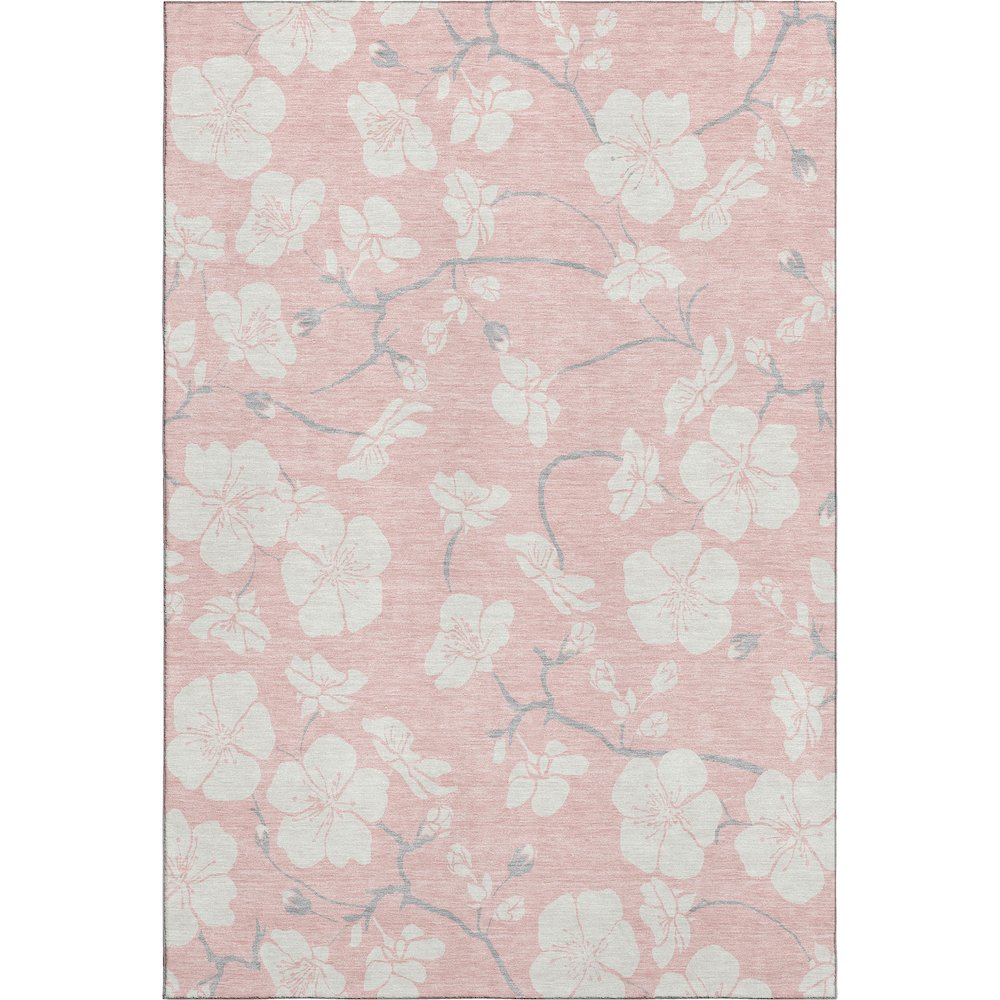 Premium Machine Washable Mayfield AMF1032 Pink 3' x 5' Rug. Picture 1