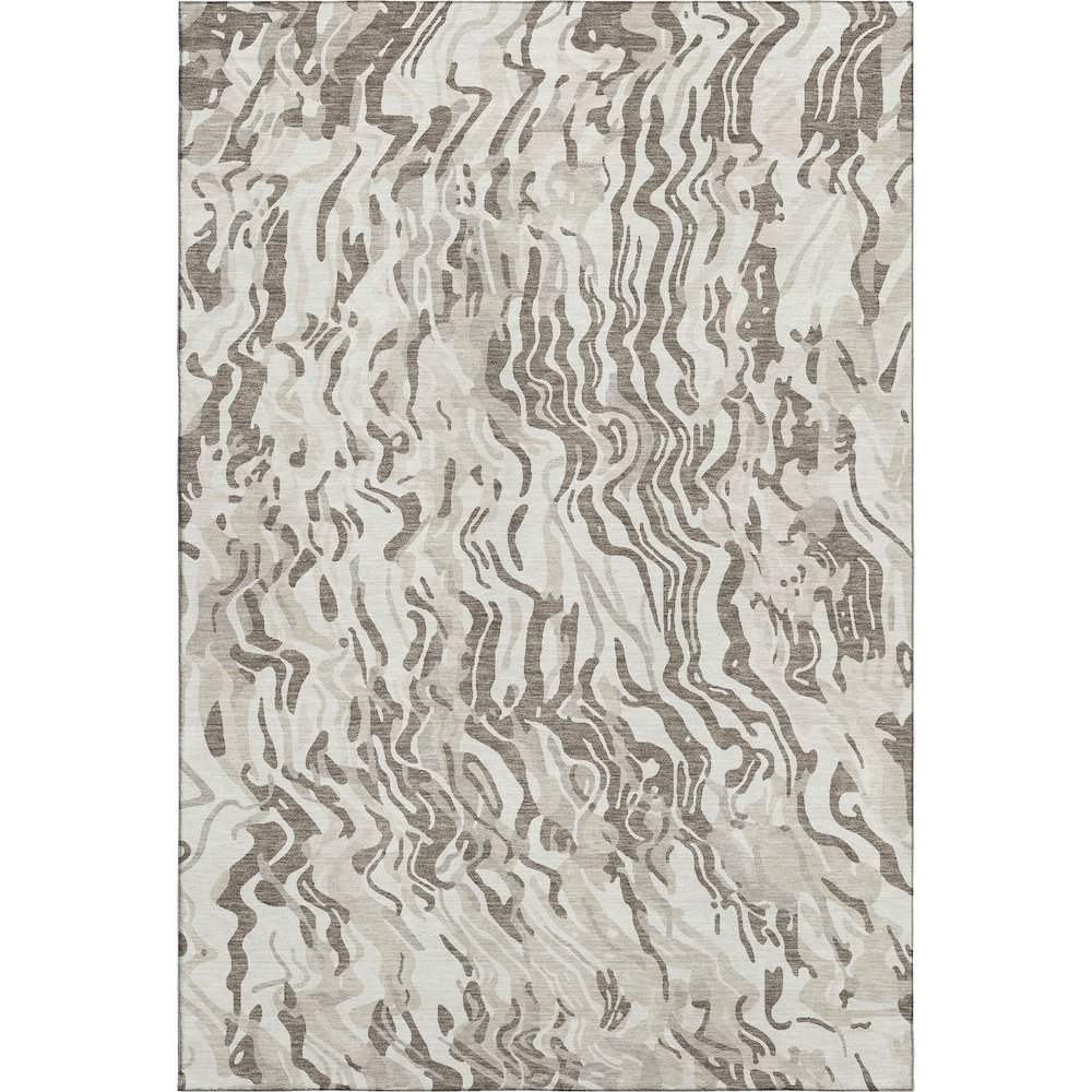 Premium Machine Washable Mayfield AMF1038 Ivory 3' x 5' Rug. Picture 1