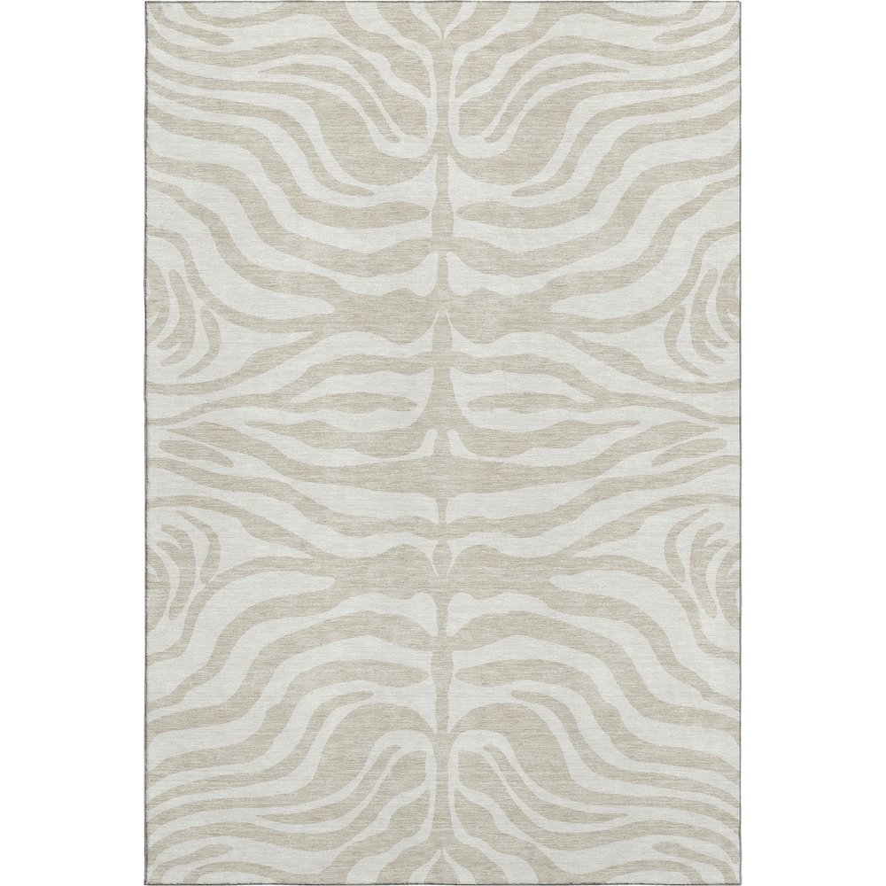 Premium Machine Washable Mayfield AMF1042 Beige 3' x 5' Rug. Picture 1