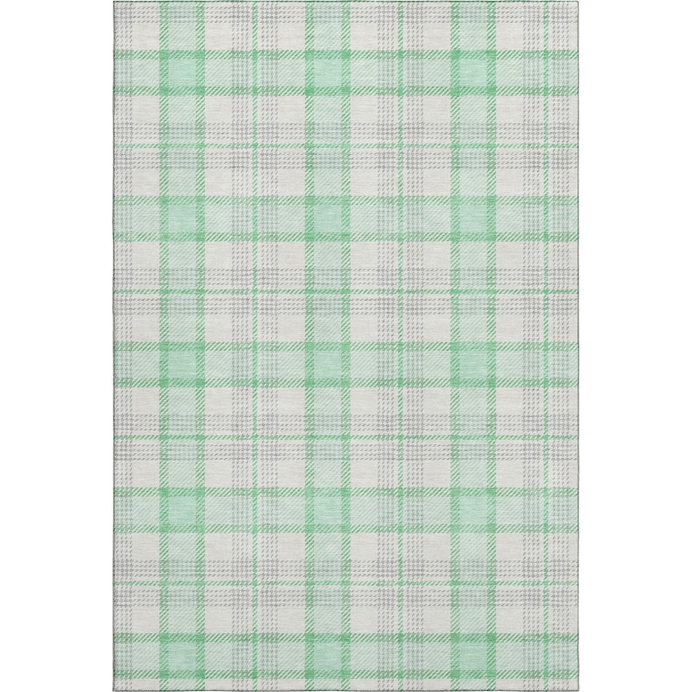 Premium Machine Washable Mayfield AMF1052 Seafoam 3' x 5' Rug. Picture 1