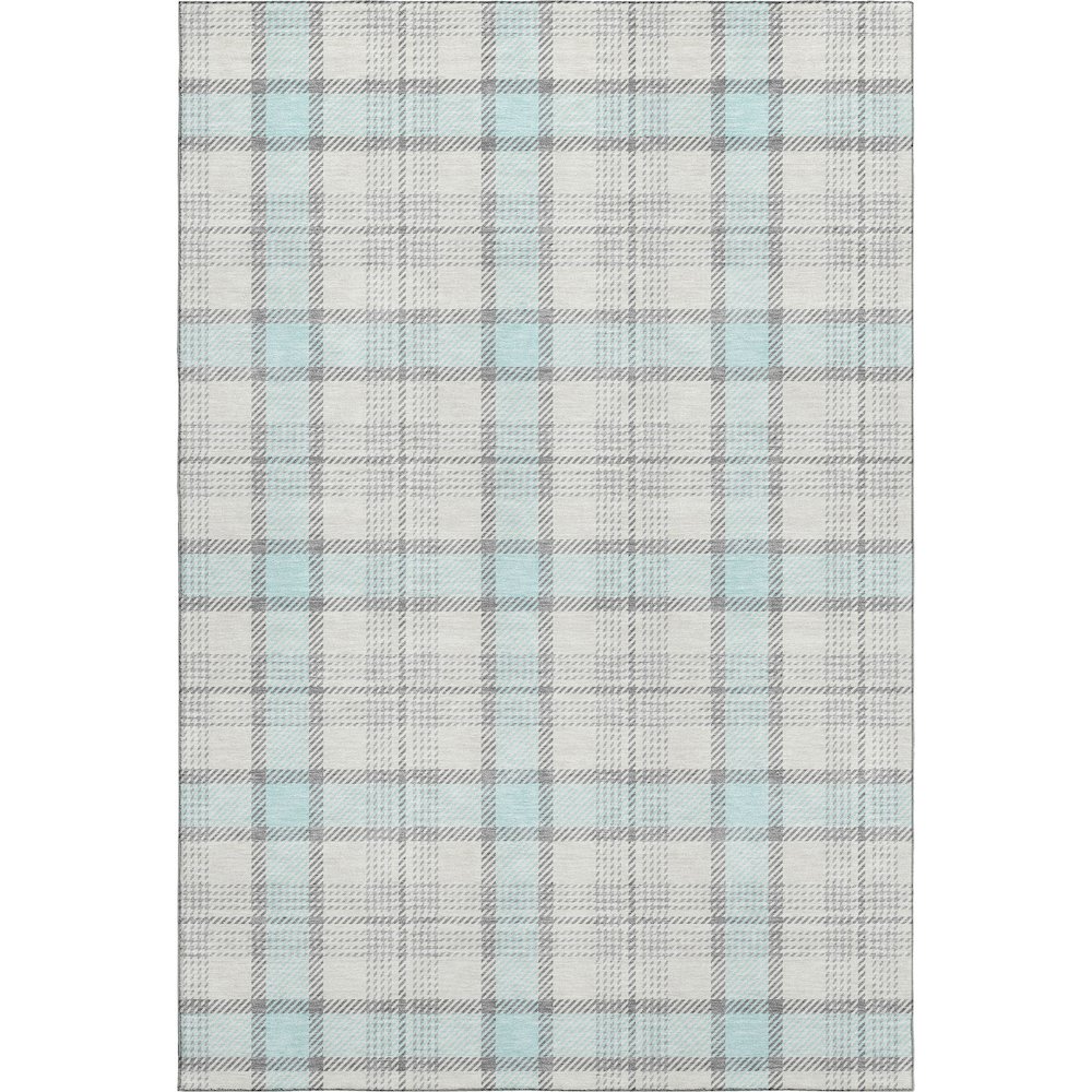 Premium Machine Washable Mayfield AMF1052 Sky 3' x 5' Rug. Picture 1