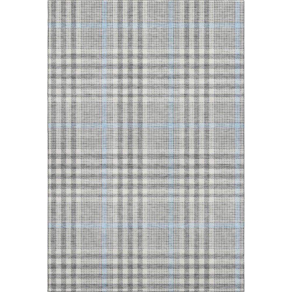 Premium Machine Washable Mayfield AMF1054 Gray 3' x 5' Rug. Picture 1