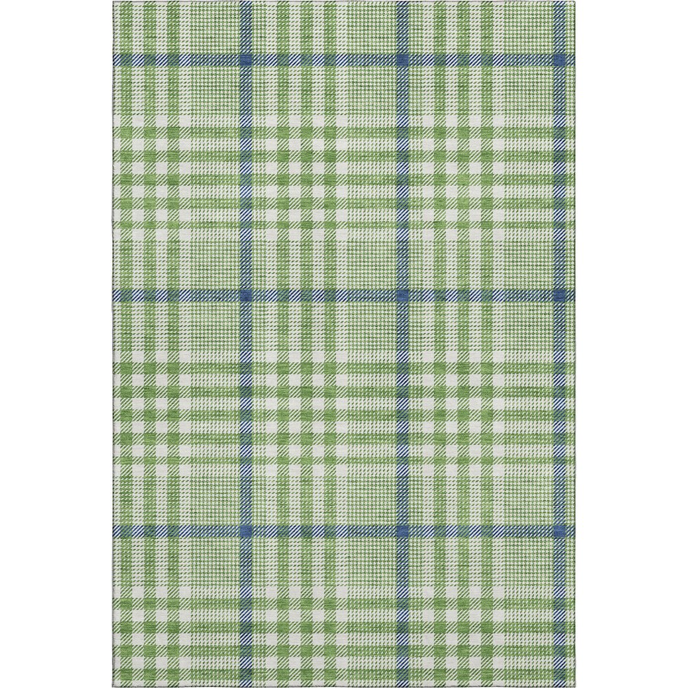 Premium Machine Washable Mayfield AMF1054 Green 3' x 5' Rug. Picture 1
