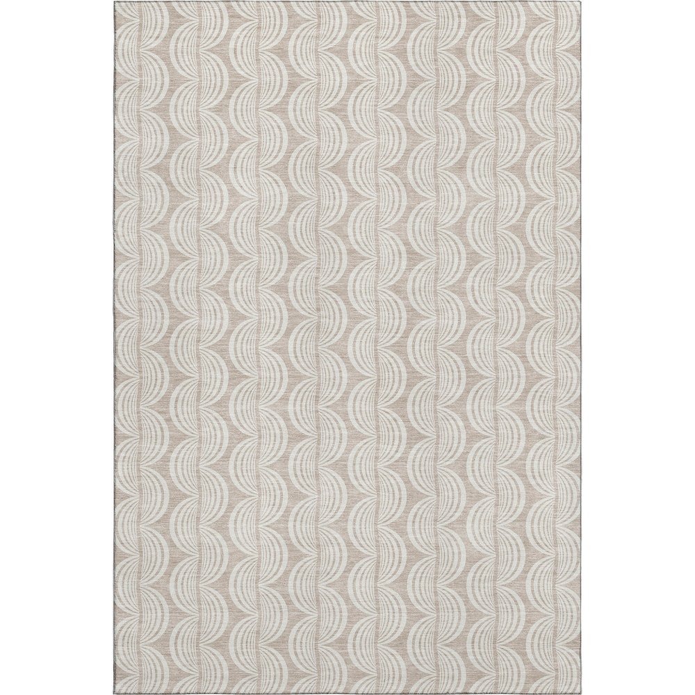 Premium Machine Washable Mayfield AMF1056 Khaki 3' x 5' Rug. Picture 1