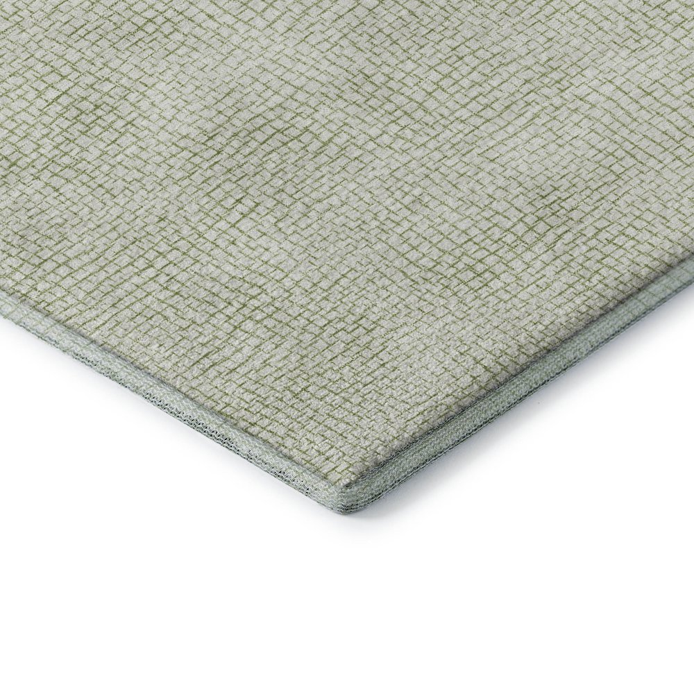 Premium Machine Washable Mayfield AMF1058 Aloe 2'3" x 7'6" Runner Rug. Picture 3