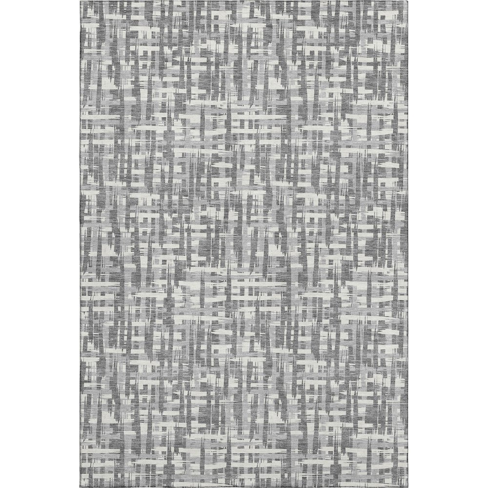 Premium Machine Washable Mayfield AMF1059 Gray 3' x 5' Rug. Picture 1