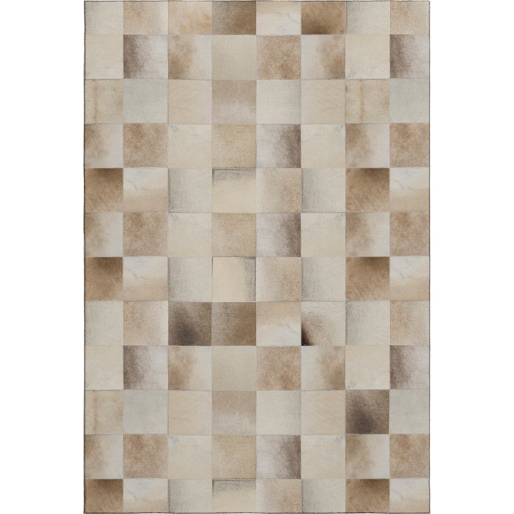Premium Machine Washable Mayfield  Taupe 3' x 5' Rug. Picture 1