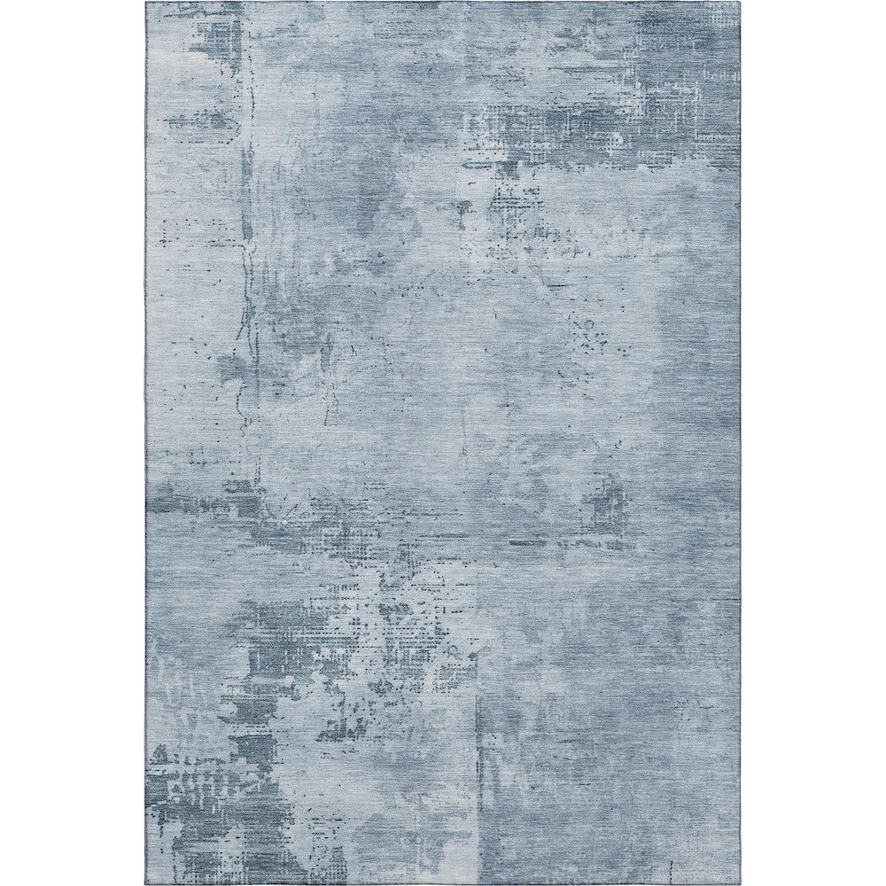 Premium Machine Washable Mayfield AMF1062 Denim 3' x 5' Rug. Picture 1