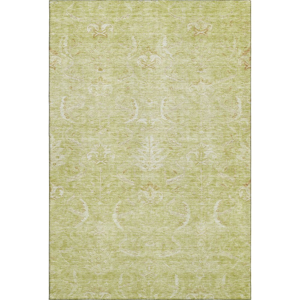 Premium Machine Washable Mayfield AMF1083 Aloe 3' x 5' Rug. Picture 1