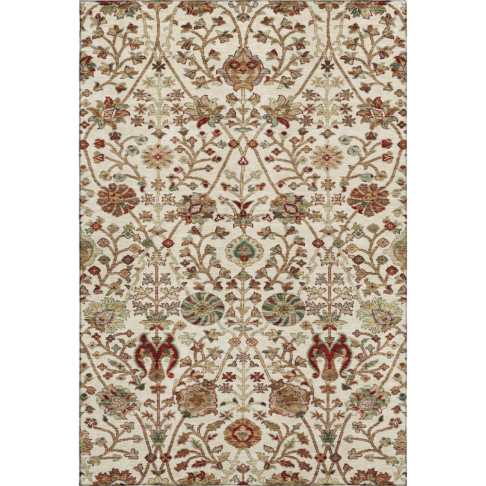 Premium Machine Washable Mayfield AMF1085 Ivory 3' x 5' Rug. Picture 1
