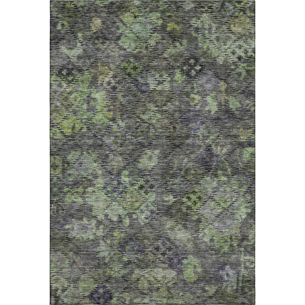 Premium Machine Washable Mayfield AMF1109 Green 3' x 5' Rug. Picture 1