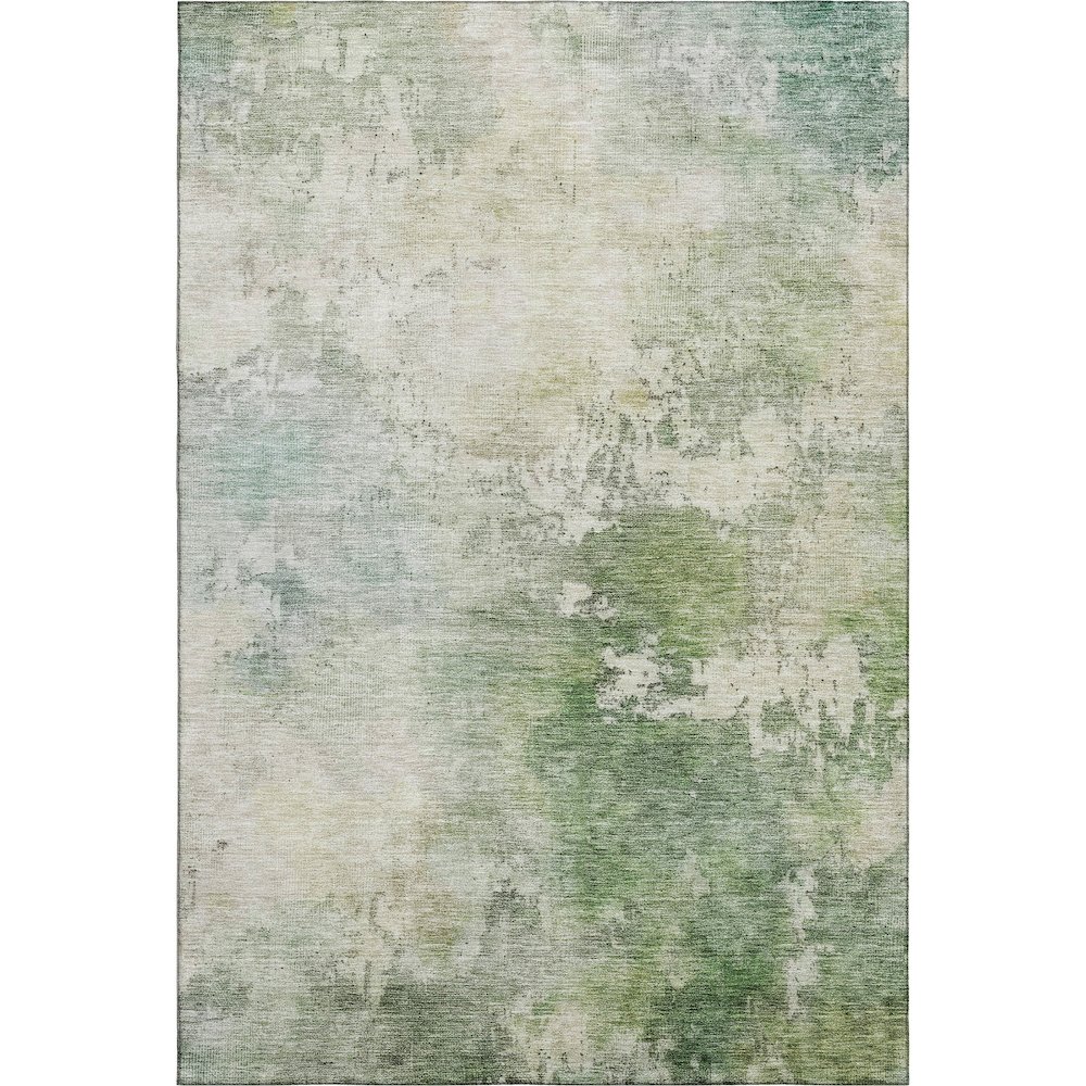 Premium Machine Washable Mayfield AMF1158 Aloe 3' x 5' Rug. Picture 1