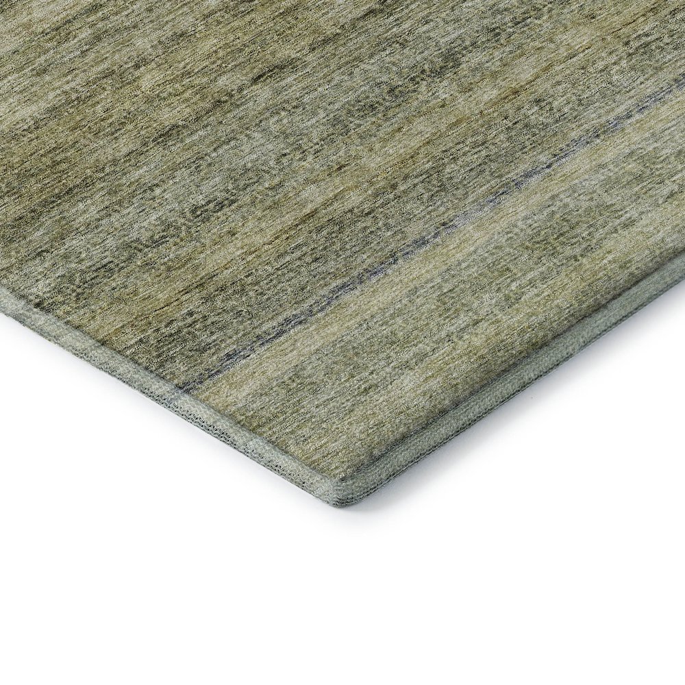 Premium Machine Washable Mayfield AMF1167 Aloe 2'3" x 7'6" Runner Rug. Picture 3