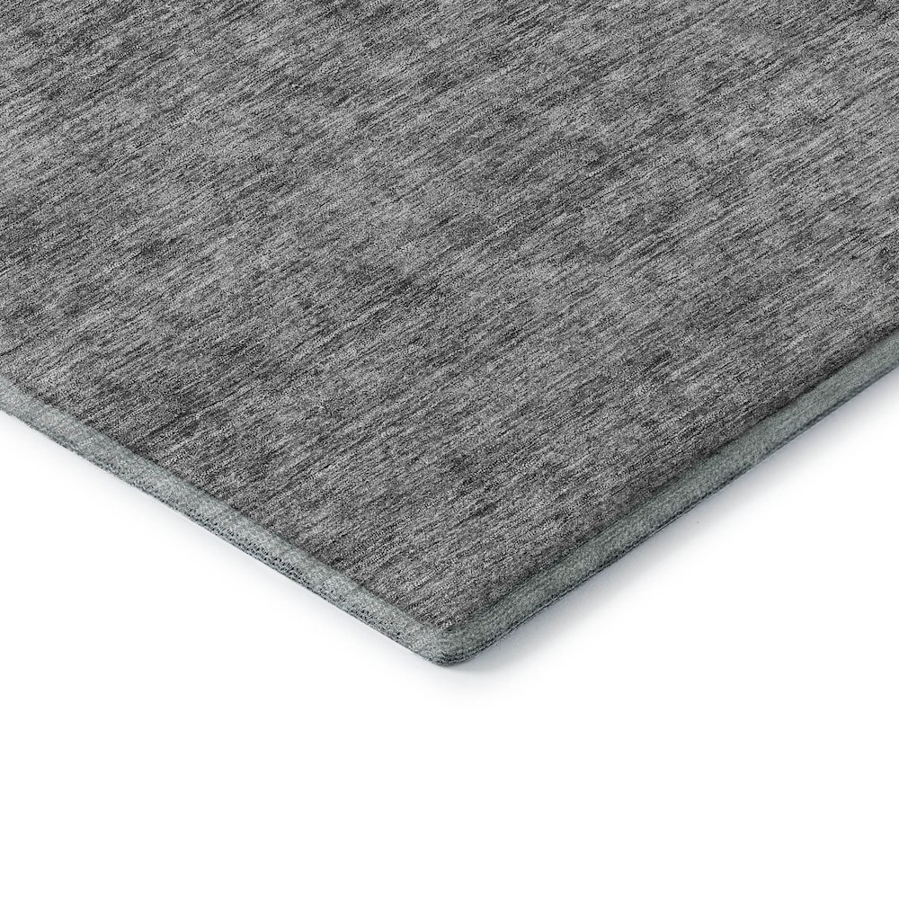 Premium Machine Washable Mayfield AMF1170 Gray 2'3" x 7'6" Runner Rug. Picture 3