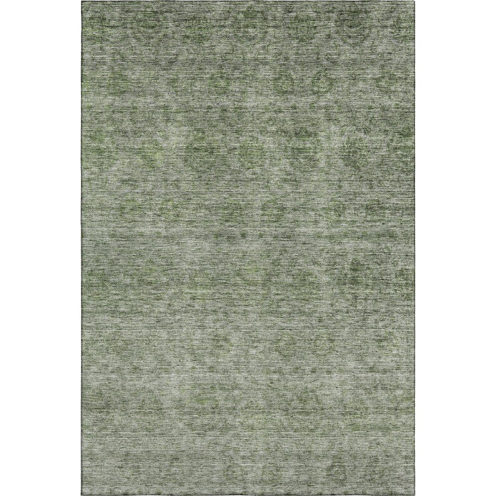 Premium Machine Washable Mayfield AMF1170 Olive 3' x 5' Rug. Picture 1