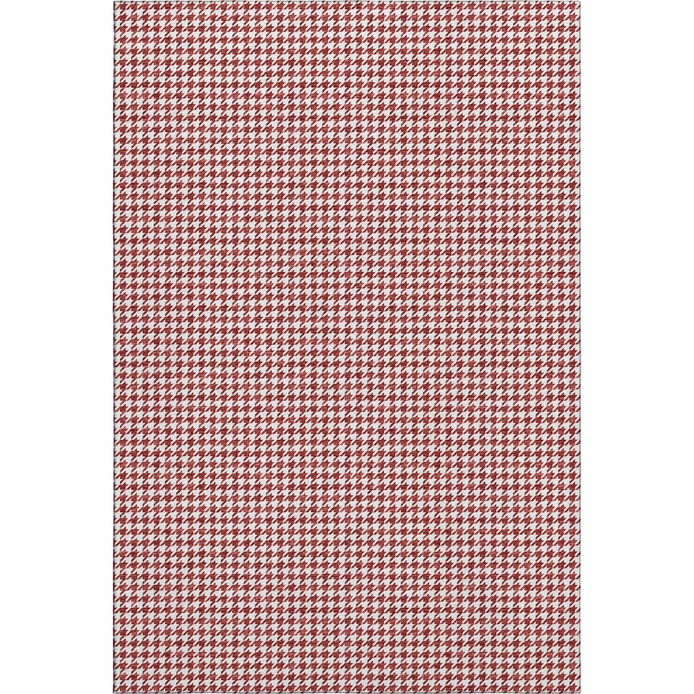 Premium Machine Washable Mayfield  Red 3' x 5' Rug. Picture 1