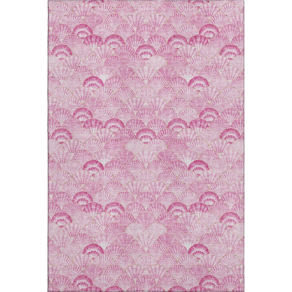 Premium Machine Washable Mayfield  Pink 3' x 5' Rug. Picture 1