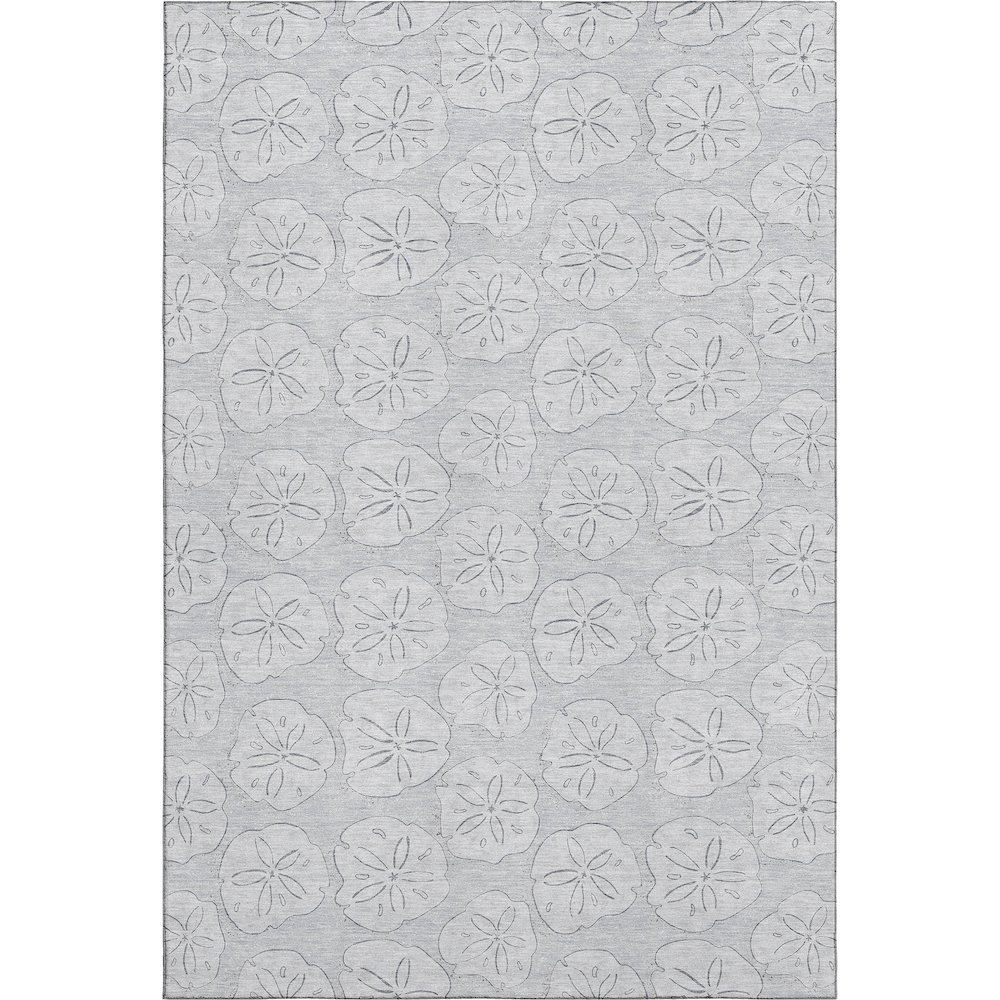 Premium Machine Washable Mayfield  Gray 3' x 5' Rug. Picture 1