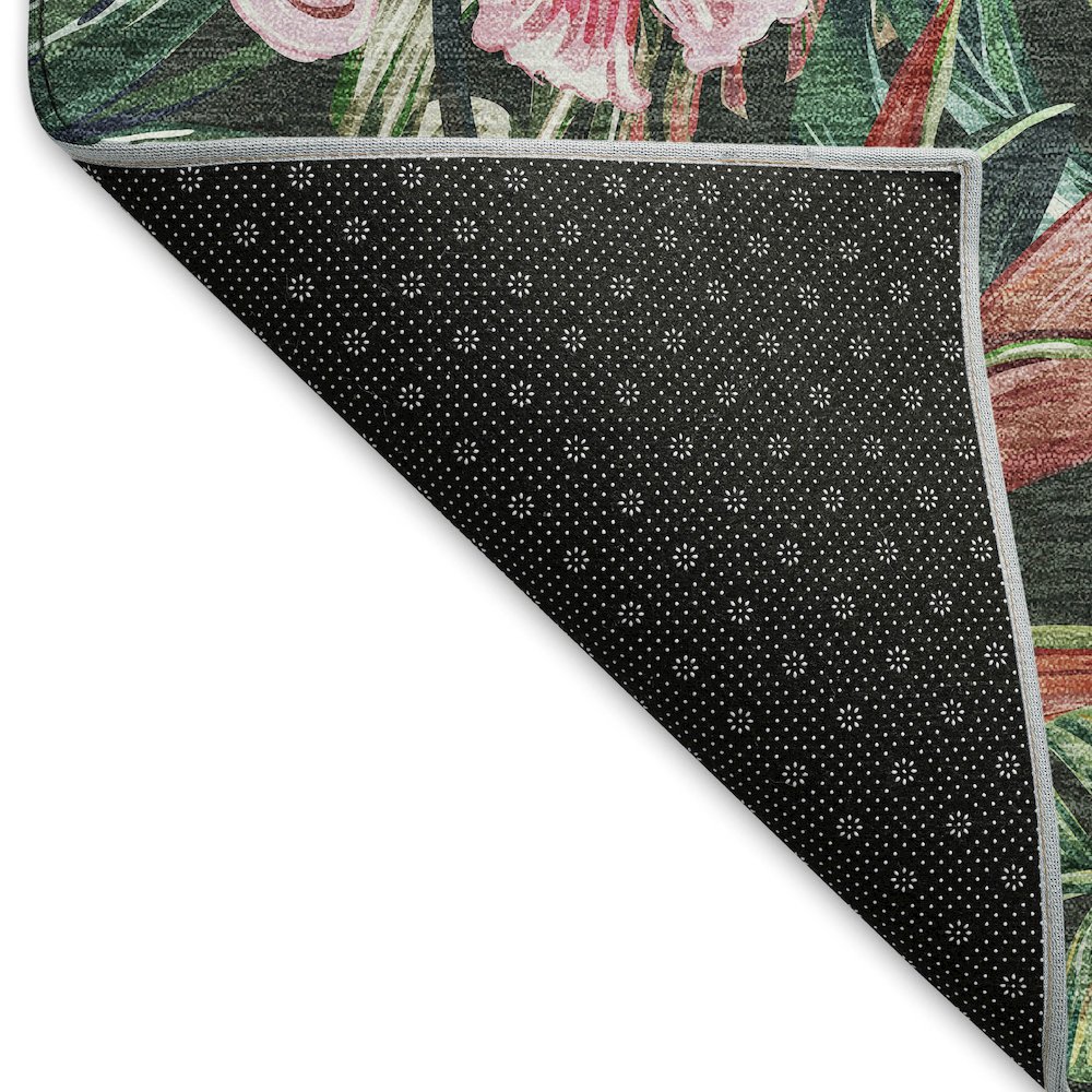 Premium Machine Washable Mayfield  Midnight 2'3" x 7'6" Runner Rug. Picture 2