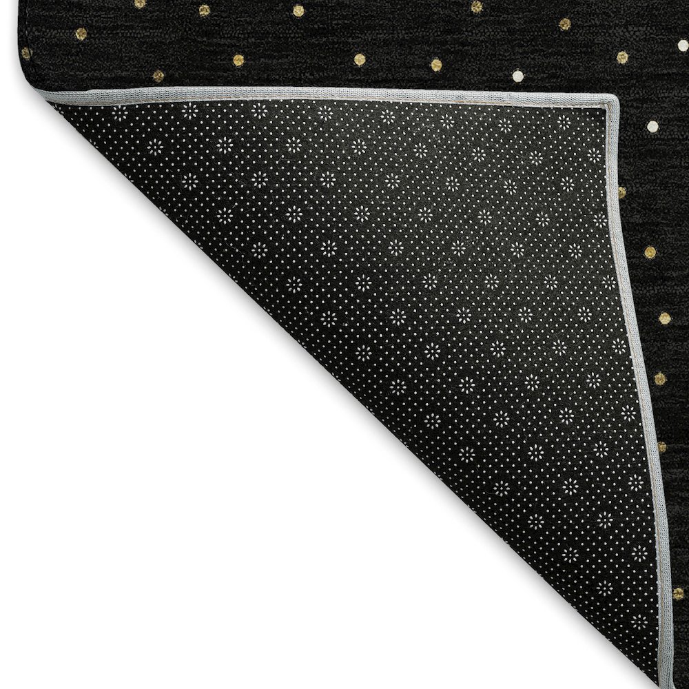 Premium Machine Washable Mayfield  Midnight 2'3" x 7'6" Runner Rug. Picture 2