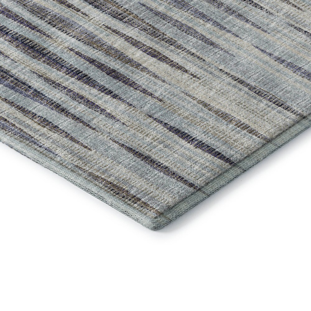 Premium Machine Washable Mayfield  Ocean 2'3" x 7'6" Runner Rug. Picture 3