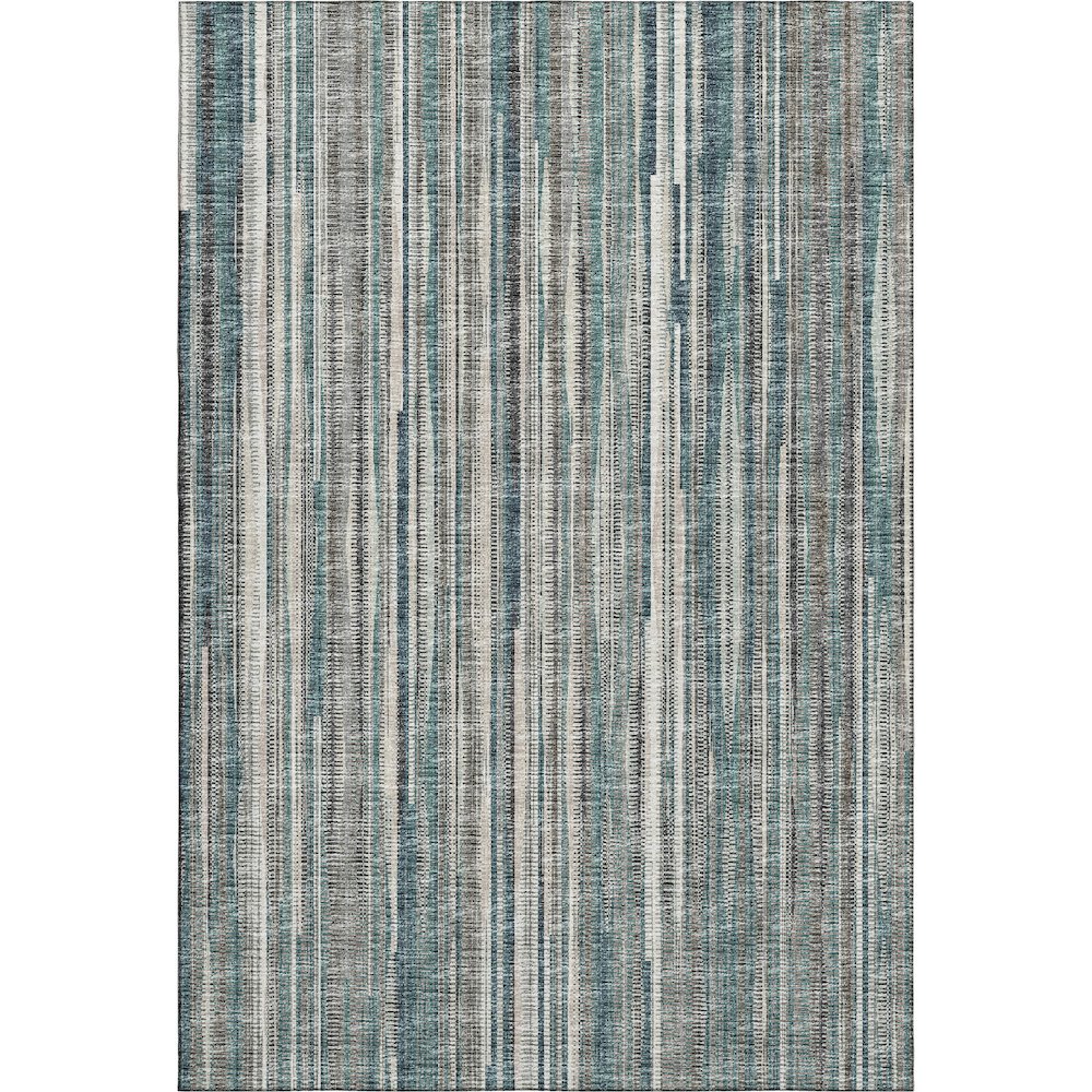 Premium Machine Washable Mayfield  Peacock 3' x 5' Rug. Picture 1