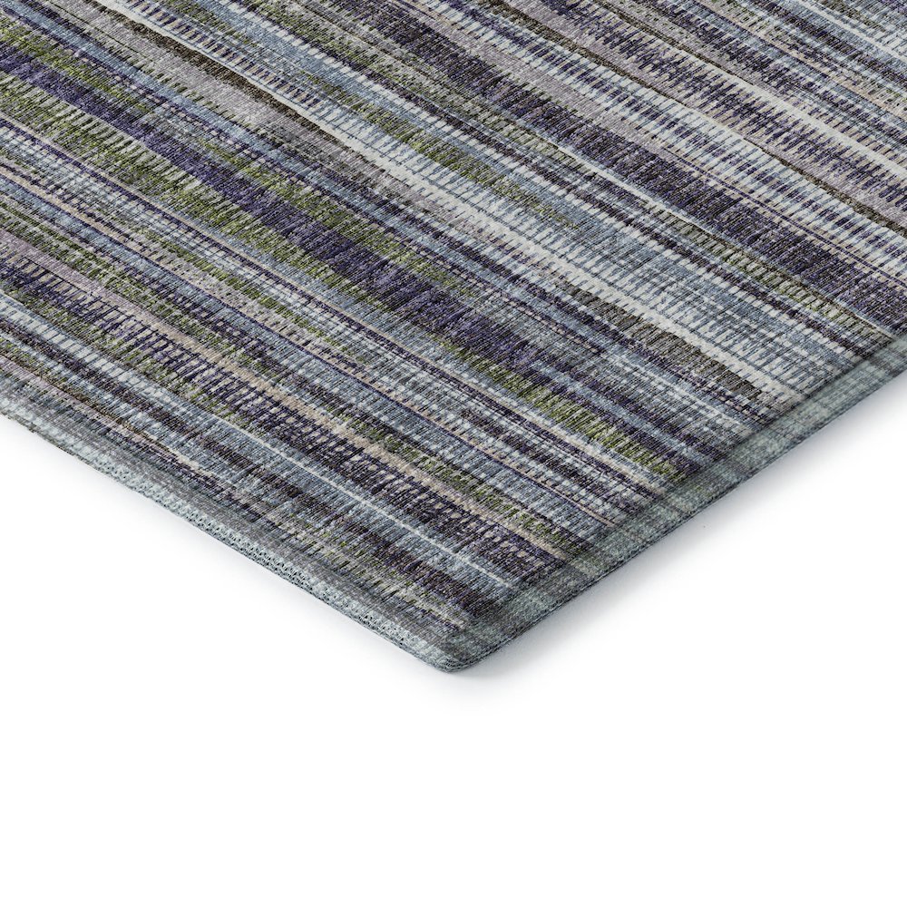 Premium Machine Washable Mayfield  Plum 2'3" x 7'6" Runner Rug. Picture 3