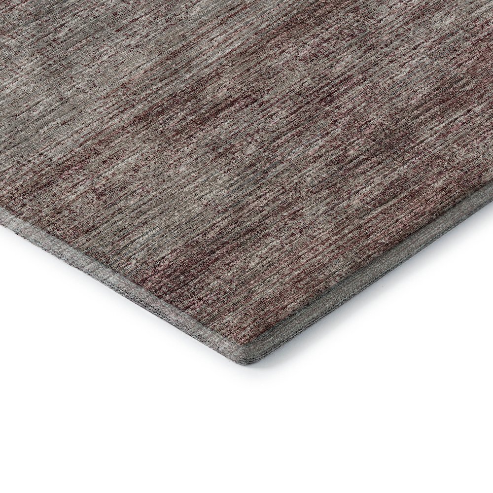 Premium Machine Washable Mayfield  Burgundy 2'3" x 7'6" Runner Rug. Picture 3