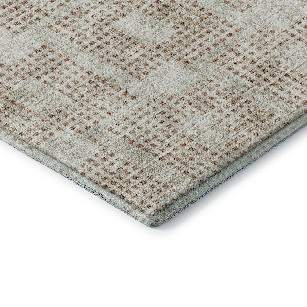 Premium Machine Washable Mayfield  Spice 2'3" x 7'6" Runner Rug. Picture 3